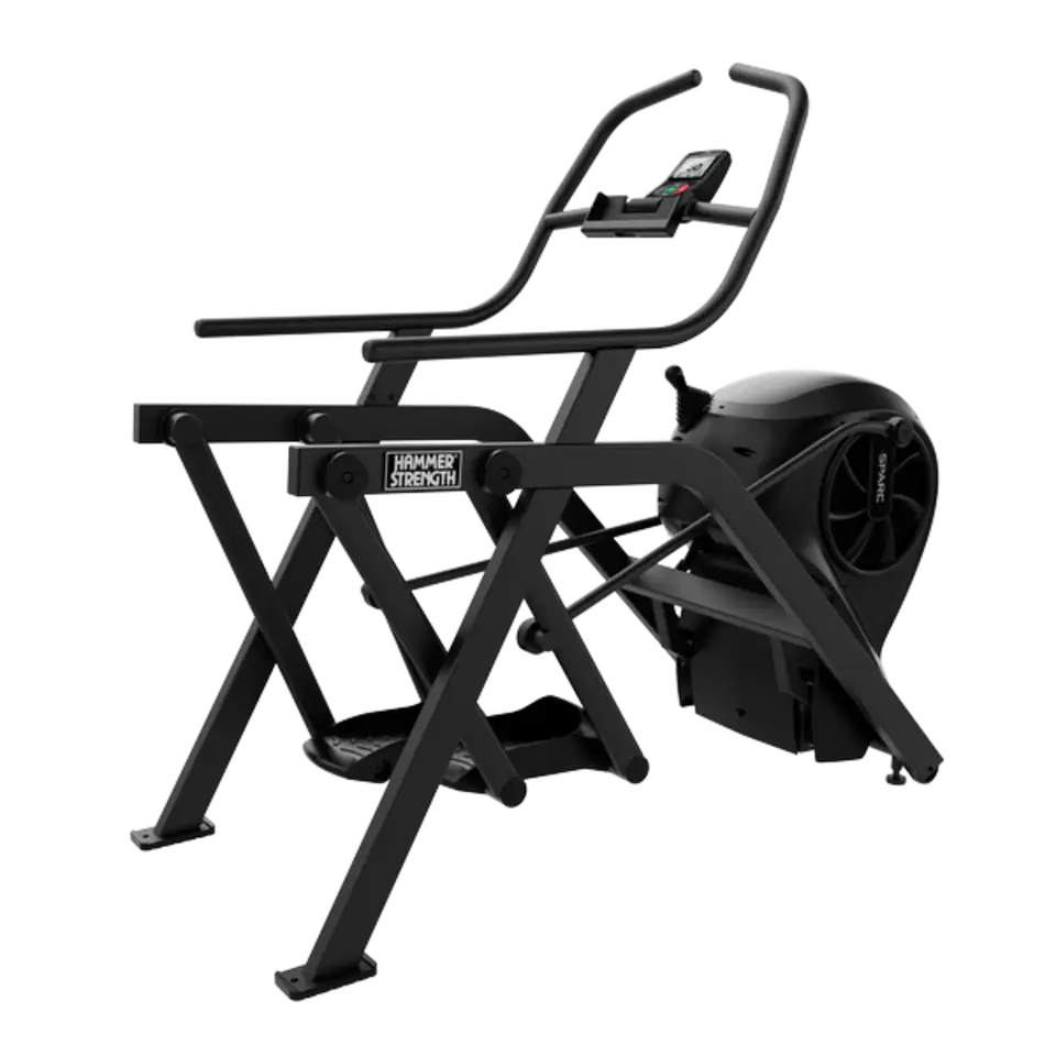 High-Intensity Stair Climber with Air Resistance