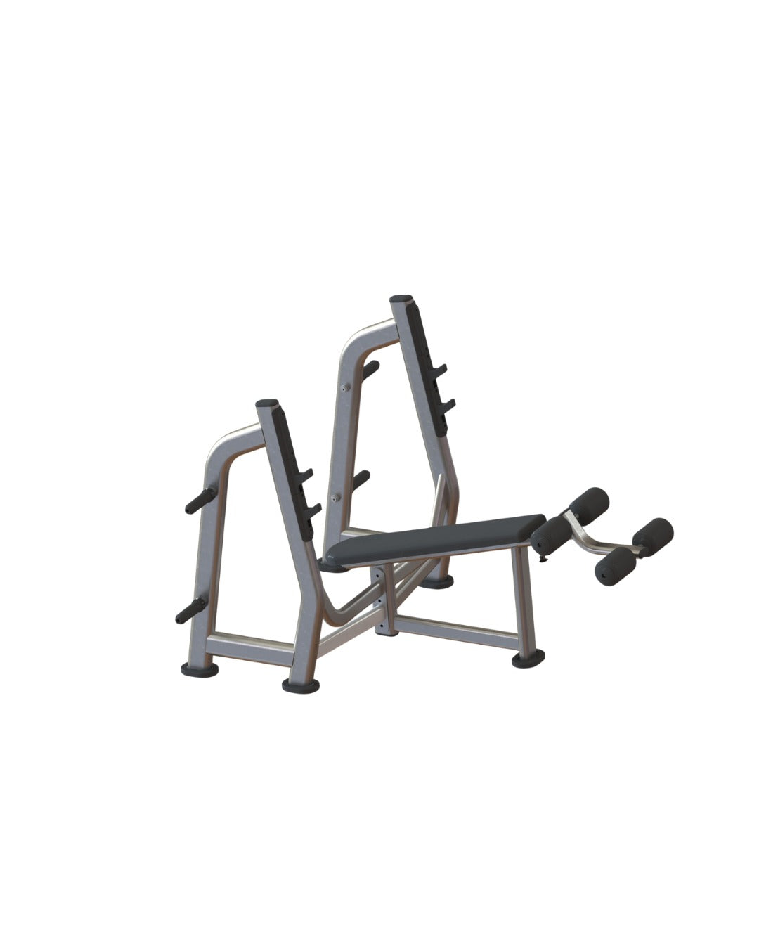 Commercial Olympic Decline Bench Press Station