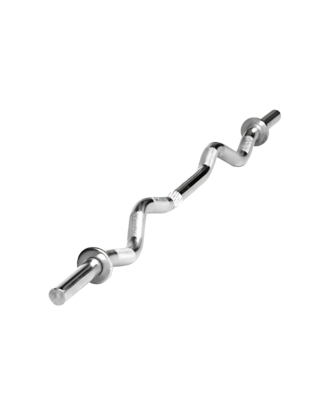 Chrome Olympic EZ Curl Bar for Weightlifting