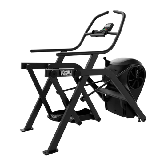 High-Intensity Stair Climber with Air Resistance