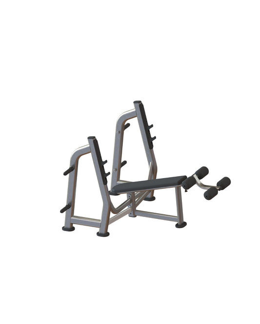 Commercial Olympic Decline Bench Press Station