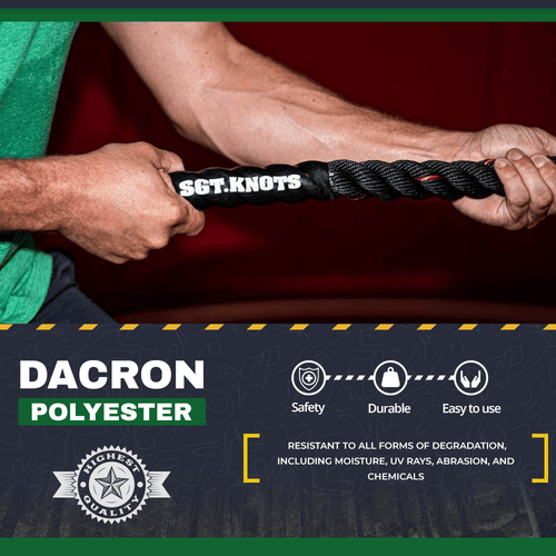 Heavy Duty Battle Rope for Strength Training